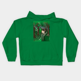 Mushroom God George Kids Hoodie